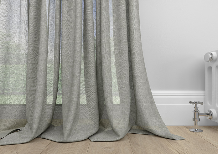 Pescara Voile, Fossil Grey - Made to Measure Curtains - Image 6